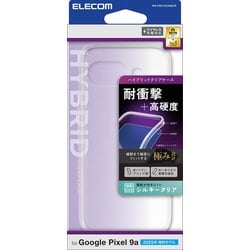 Google Pixel 9a用 ケース ハイブリッド カバー 衝撃吸収 カメラレンズ保護設計 ワイヤレス充電可 ストラップホール付 背面マット 極み設計 クリア PM-P251HVCKMCR