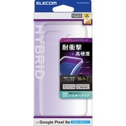 Google Pixel 9a用 ケース ハイブリッド カバー 衝撃吸収 カメラレンズ保護設計 ワイヤレス充電可 ストラップホール付 背面マット 極み設計 クリア PM-P251HVCKMCR