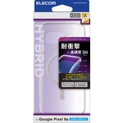 Google Pixel 9a用 ケース ハイブリッド カバー 衝撃吸収 磁気装着ワイヤレス充電対応 ストラップホール付 MAGKEEP グレー PM-P251MAG02GY