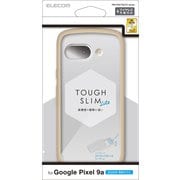 Google Pixel 9a用 ケース ハイブリッド カバー 衝撃吸収 軽量 薄型 カメラレンズ保護設計 ワイヤレス充電可 ストラップホール付 ストラップホールシート付 TOUGH SLIM LITE カフェオレ PM-P251TSLFCBE