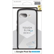 Google Pixel 9a用 ケース ハイブリッド カバー 衝撃吸収 軽量 薄型 カメラレンズ保護設計 ワイヤレス充電可 ストラップホール付 ストラップホールシート付 TOUGH SLIM LITE ブラック PM-P251TSLFCBK