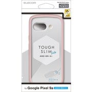 Google Pixel 9a用 ケース ハイブリッド カバー 衝撃吸収 軽量 薄型 カメラレンズ保護設計 ワイヤレス充電可 ストラップホール付 ストラップホールシート付 TOUGH SLIM LITE ピンク PM-P251TSLFCPN