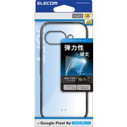 Google Pixel 9a用 ケース ソフト カバー 衝撃吸収 カメラレンズ保護設計 ワイヤレス充電可 極み設計 メタリックブラック PM-P251UCTMBK