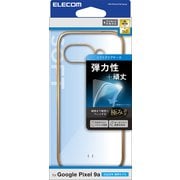 Google Pixel 9a用 ケース ソフト カバー 衝撃吸収 カメラレンズ保護設計 ワイヤレス充電可 極み設計 メタリックゴールド PM-P251UCTMGD