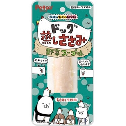 ハッスルおやつ研究所 ドッグ 蒸しささみ 野菜スープ味 1本入 [犬用おやつ]