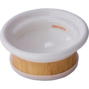 猫用食器 necoco 食べやすい木目調食器 ドライフード向き