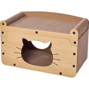 くつろげる ねこまど つめみがきハウス [猫用おもちゃ]