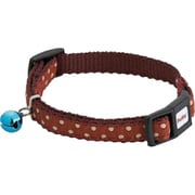 CAT COLLAR ドット ブラウン [猫用 首輪]