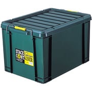 収納ボックス 蓋付き コンテナ スタックコンテナ #45 大容量 45L グリーン