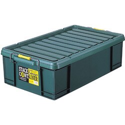 収納ボックス 蓋付き コンテナ スタックコンテナ ＃50 大容量 50L グリーン