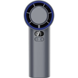 ハンディ扇風機 HEART（ハート） ハイパワーファン MAX グレー EXF-750GY