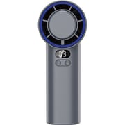 ハンディ扇風機 HEART(ハート) ハイパワーファン MAX グレー EXF-750GY