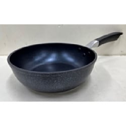 ブルー マーブル ダイヤモンド IH対応 ディープパン 24cm