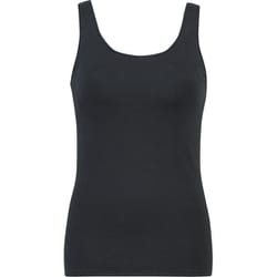 シンクロブラトップ 綿混 カップ付き タンクトップ Lサイズ ET1132 BL