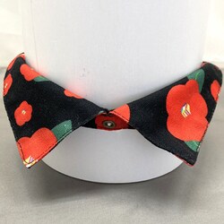 三角衿首輪 ペット用 No.5 七宝椿赤 W8269