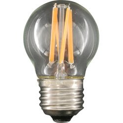 LED電球 E26 30W相当 G45 フィラメント クリア 電球色 調光器対応 デコライトフィラメントスタンダード LDG4L/C/24/45/S/D