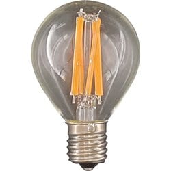 LED電球 E17 30W相当 G45フィラメント クリア 電球色 調光器対応 デコライトフィラメントスタンダード LDG4L-E17/C/24/45/S/D