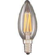 LED電球 E14 30W相当 キャンドル球 フィラメント クリア 電球色 調光器対応 デコライトフィラメントスタンダード LDC4L-E14/C/27/S/D