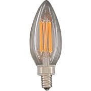 LED電球 E12 30W相当 キャンドル球 フィラメント クリア 電球色 調光器対応 デコライトフィラメントスタンダード LDC4L-E12/C/27/S/D