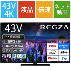 Z670Rシリーズ 43V型 4K液晶テレビ 倍速対応 レグザインテリジェンス対応 43Z670R