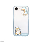 iPhone 16e用 IIIIfit Clear ケース(イーフィット クリアケース) mofusand ブルー MOFU-79A