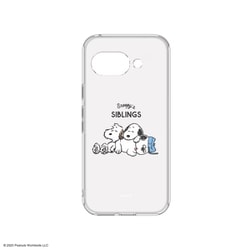 Google Pixel 9a用 クリアケース ピーナッツ スヌーピー きょうだい SNGG-143B