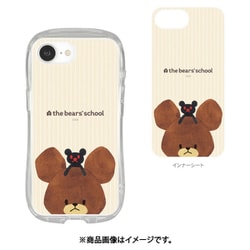 iPhone 16e用 クリスタルクリアケース くまのがっこう ジャッキー KG-315A