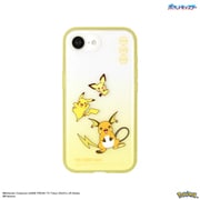 iPhone 16e用 クリアケース ピチュー&ピカチュウ&ライチュウ POKE-977A