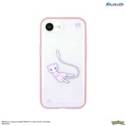 iPhone 16e用 IIIIfit Clear ケース(イーフィット クリアケース) ポケットモンスター ミュウ POKE-977D