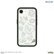 iPhone 16e用 IIIIfit(イーフィット) プランプフレーム ケース ポケットモンスター ブラック POKE-978BK
