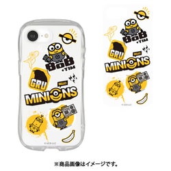 iPhone 16e用 クリスタルクリアケース 怪盗グルー/ミニオンズ ステッカー MINI-514B