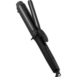 カール ヘアアイロン コテ 38mm カールアイロン 120～200℃（5段階調節） 立ち上り約70秒 自動電源OFF 温度メモリー 温度ロック 海外対応 専用ポーチ付 ブラック TM364A-K