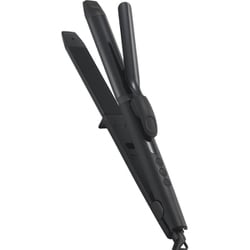 ヘアアイロン 2WAY（ストレート＆カール） コテ 32mm ロングプレート 120～200℃（5段階調節） 立ち上がり約55秒 温度メモリー 温度ロック 自動電源OFF 海外対応 専用ポーチ付 ブラック TW363A-K