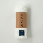 今治タオル ミニバスタオル SU-TOWEL 34cm×110cm 部屋干し臭対策 日本製 ホワイト 抗ウイルス 抗菌 防臭 高吸水 高級ピマ
