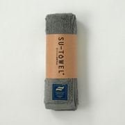 今治タオル ミニバスタオル SU-TOWEL 34cm×110cm 部屋干し臭対策 日本製 グレー 抗ウイルス 抗菌 防臭 高吸水 高級ピマ
