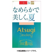 アツギストッキング なめらかで美しく夏 ML ベビーベージュ 3足組 FP12153P