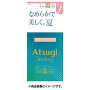 アツギストッキング なめらかで美しく夏 ひざ下 22~25cm ヌーディベージュ 3足組 FS80503P