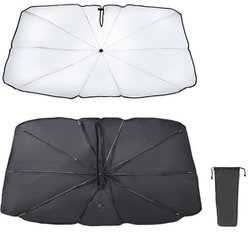 Z117 [車内用品 サンシェード ワンタッチ傘サンシェード Lサイズ（W1315～1420mm×H790mm）]