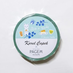 ミネット マスキングテープ カレルチャペック・ミント PMM1133