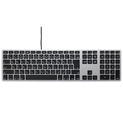 Matias Wired Aluminum keyboard for Mac - SpaceGray 日本語配列 FK318B-JP