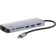 Connect USB-C 6-in-1 イーサネットハブ AVC008FQSGY-V2