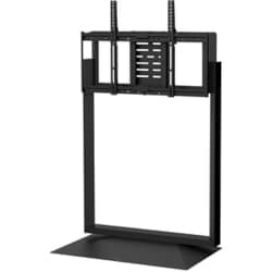32～80型対応 首振り機能付き 壁寄せテレビスタンド WALL FRAMESTAND サテンブラック WLTV45119