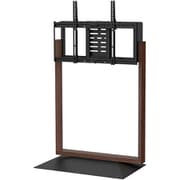 32~80型対応 首振り機能付き 壁寄せテレビスタンド WALL FRAMESTAND ウォールナット WLTV45238