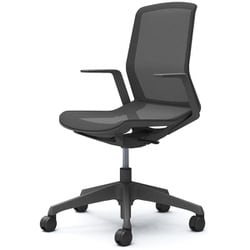 【完成品】 CYNARA（シナーラ） ダークグレー【デザインアーム スタンダードカラータイプ ノーマル(ナイロン)キャスター 】 CD77ME F2X3