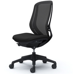 【完成品】 Sylphy（シルフィ） ブラック【ハイバック メッシュタイプ 肘なし ブラックボディ 樹脂脚 ナイロンキャスター】 C635XR FMP1
