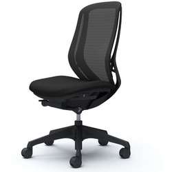【完成品】 Sylphy（シルフィ） ブラック【ハイバック メッシュタイプ 肘なし ブラックボディ 樹脂脚 ウレタンキャスター】 C635ZR FMP1