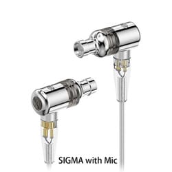 ハイブリッドドライバー（1DD＋1BA）搭載 イヤホン マイク付モデル SIGMA-withMic