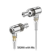 ハイブリッドドライバー(1DD+1BA)搭載 イヤホン マイク付モデル SIGMA-withMic