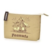 SPZ-3882 PEANUTS 3ポケットポーチ ベースボール ベージュ