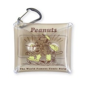 SPZ-3890 PEANUTS クリアマルチケース SS ベースボール ベージュ